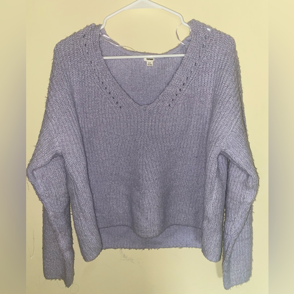 Garage Purple Sweater Size Large